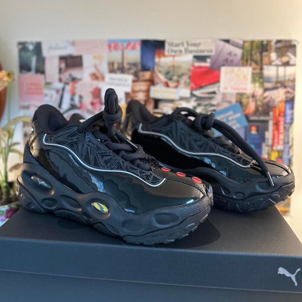 Puma La Francé RNR Black Sneakers Size 10 NWT